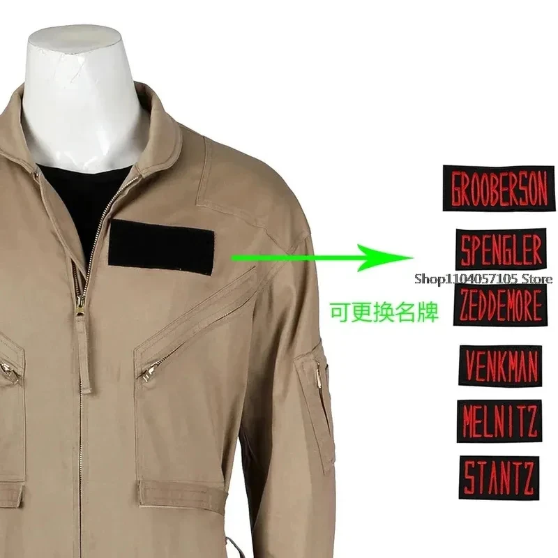 

♥Halloween Cosplay Costume Male Grooberson Ghostbusters Gary Jumpsuit Accessories Full Set and Indiv New 2026 Surprise Clothing