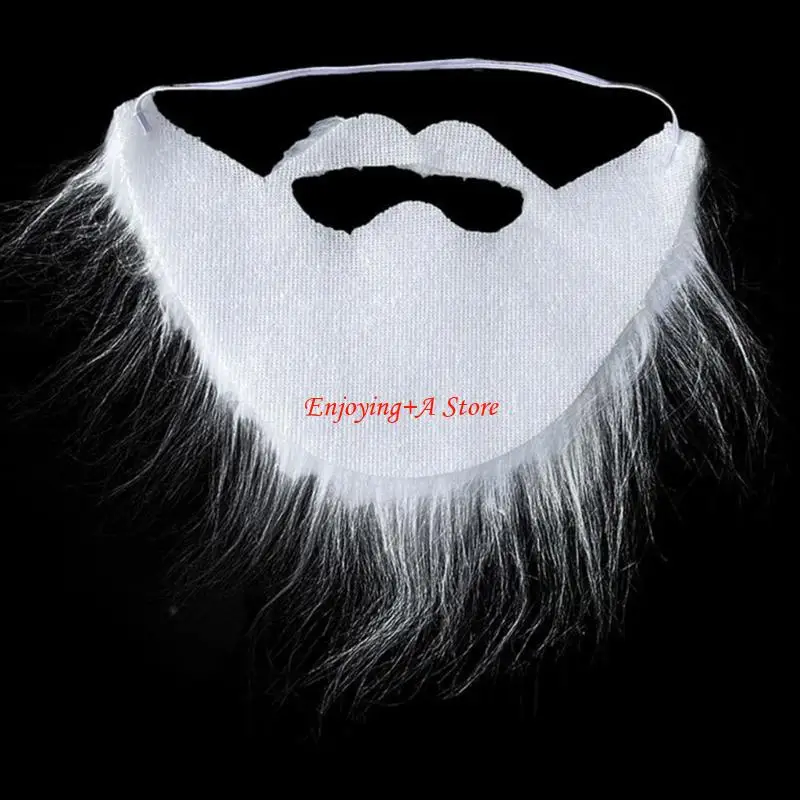 

PXPB Fake Beards Mustaches Halloween Beard Funny Fake Beard Costume Prop Party Cosplays Supplies with Adjustable Rope