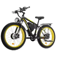 New Model 1500W Motor 48V20AH Battery 26 Inch Fat Tires, Hydraulic Brakes Mountain Of-Road Snow Electric Bicycle
