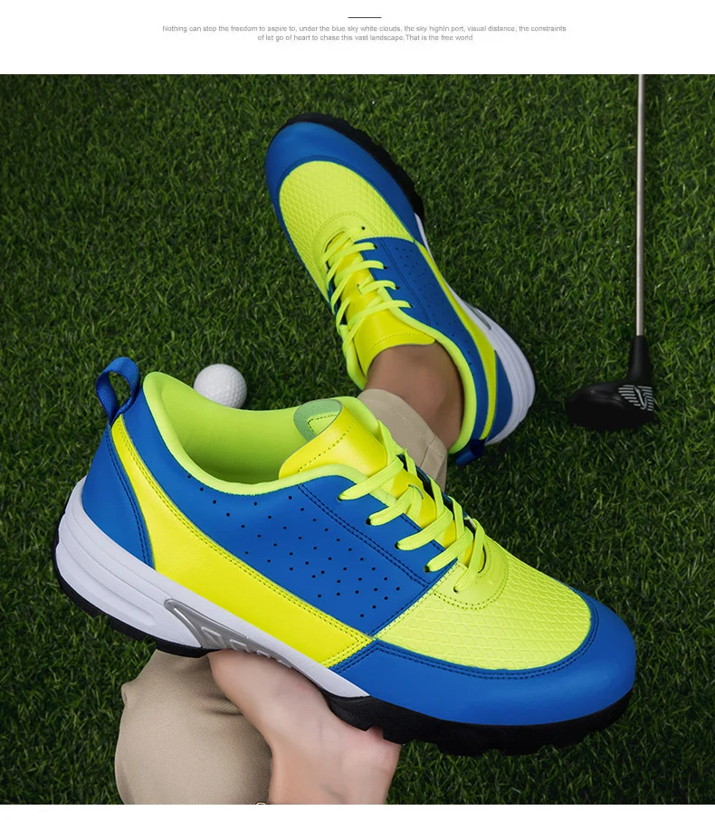 Mens Golf Shoes 2025 New White Professional Waterproof Slip Resistant Spikeless Outdoor Casual Walking Training Golf Sneakers