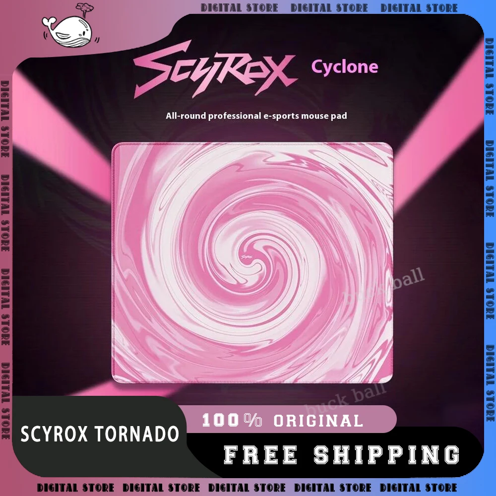 Scyrox Tornado Mousepad Neutral Equilibrium Mousepads Custom Foam Moisture-Resistant Fabric SOFT Zywoo Mouse Pad FPS CS Gamers