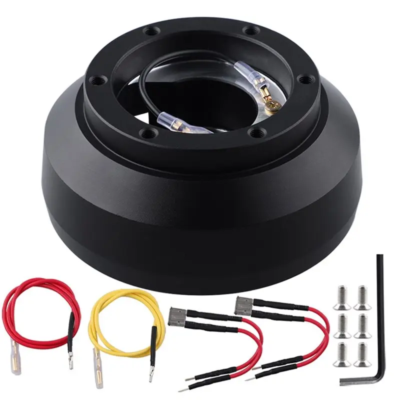 

Racing Steering Wheel Boss Kit Short Hub Adapter Aftermarket Wheel Conversion Steering Wheel Short Hub Adapter