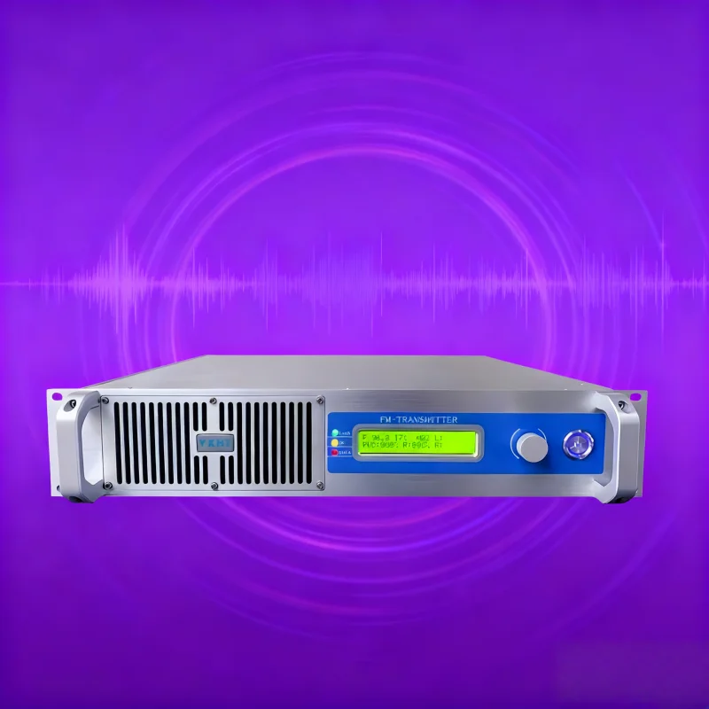 

Wide Voltage 100-240V (110V/220V OK) YXHT-1KW(1000W) FM Transmitter - ISO, Cost-Effective, AES, for School/Corporate Campus