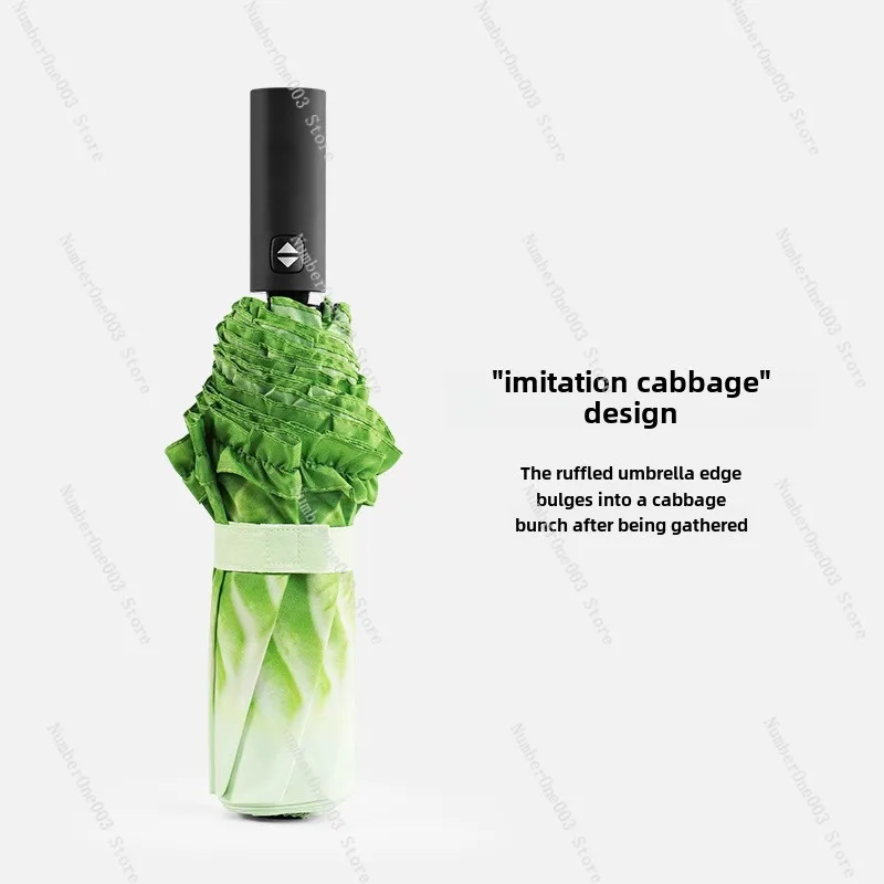 Fully Automatic Folding Umbrella, Vegetables and Fruits, Weather and Rain, High-End Fashion, Creative Gift