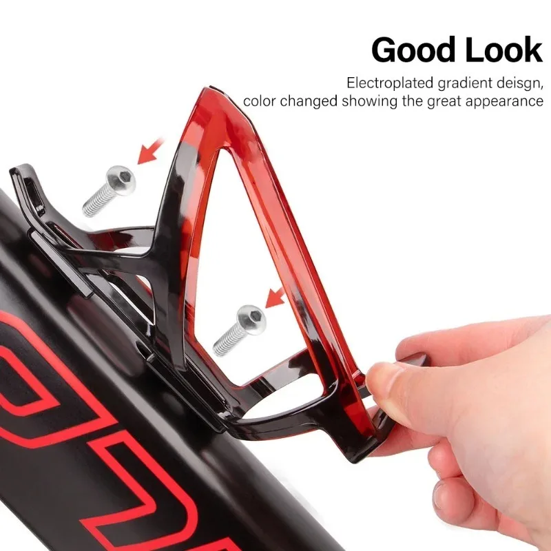 

1 шт., клетки для велосипедных бутылок, MTB, дорожный велосипед, держатель для бутылки с водой, красочная легкая стойка для крепления на велосипедную бутылку, аксессуары для велосипеда