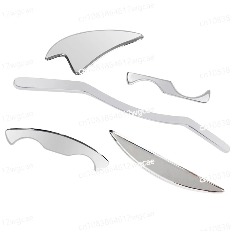 

Stainless steel Fascia Knife Five-piece Set Myofascial Release Knife Muscle Soft Tissue Relaxation Physiotherapy Tool