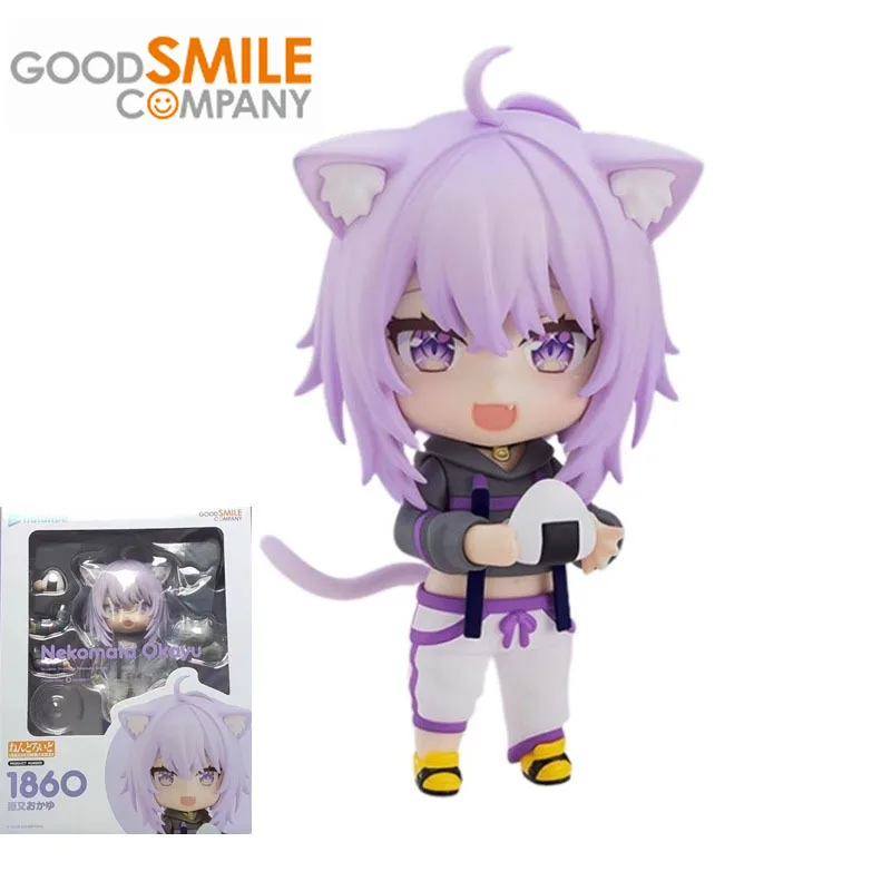 

Good Smile Original Nendoroid Hololive Nekomata Okayu 1860 Vtuber Joints Movable Anime Action Figure Toys For Kids Gift Model