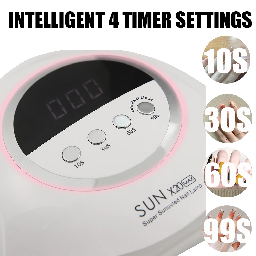 72Beads LED/UV Lights Drying Lamp For Curing Gel LED Nail Phototherapy Machine Professional Manicure Tool Salon Equipment