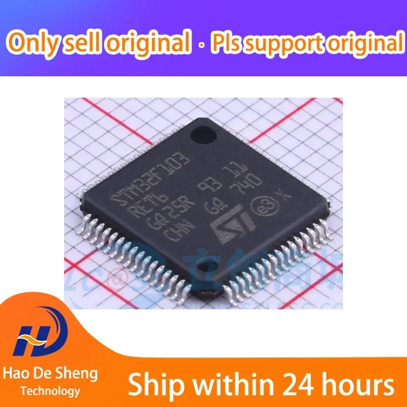 

10PCS/LOT STM32F103RET6 LQFP-64 New Original In Stock