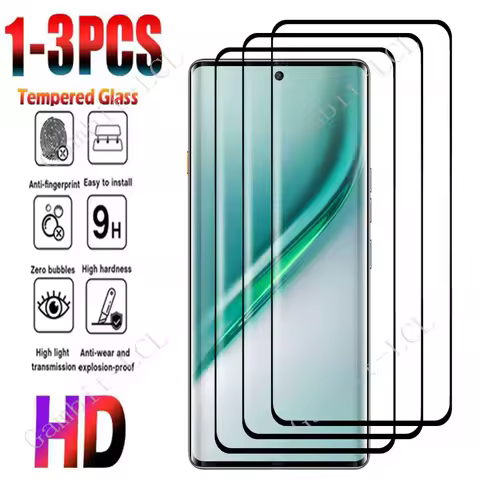 1-3PCS 3D Curved Full Tempered Glass For Tecno Camon 40 Pro Protective Film TecnoCamon40Pro Camon40Pro Screen Protector Cover