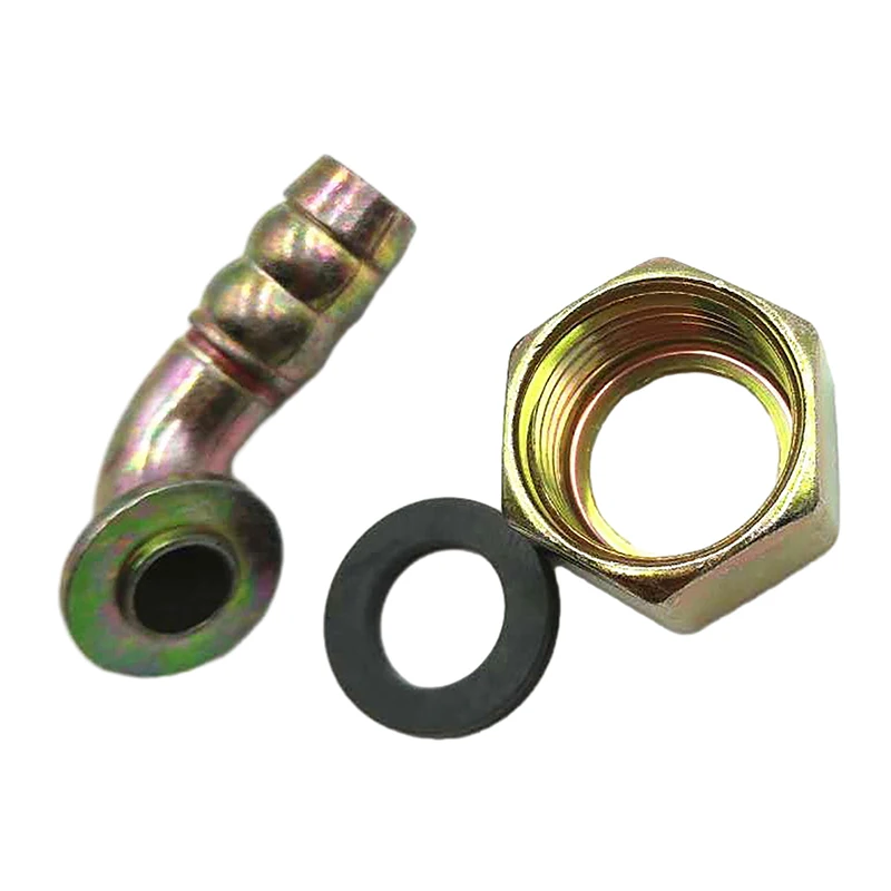 Brass Hose Fitting 11mm 19mm Gas Cooker Universal Joint Hose Connection Internal Thread Intake Elbow Screw Connector Coupler