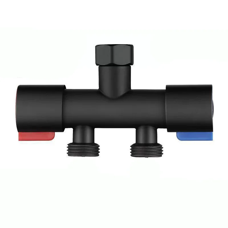 

Bathroom Toilet Faucet 304 Stainless Steel Washing Machine Faucet One-in 2-Out Double Outlet Adapter Tap Thread G1/2'