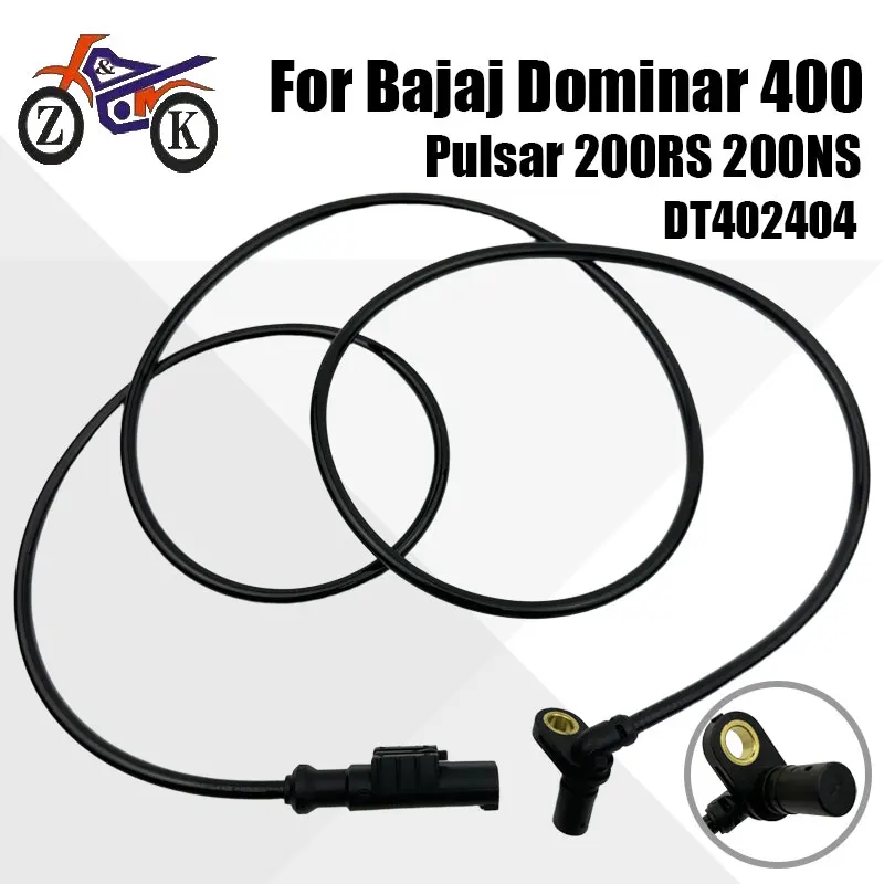 Sensor de velocidad de rueda ABS para motocicleta DT402404, compatible con Bajaj Dominar 400 Pulsar NS200 RS200, sensor de rueda delantera y trasera, pieza de repuesto