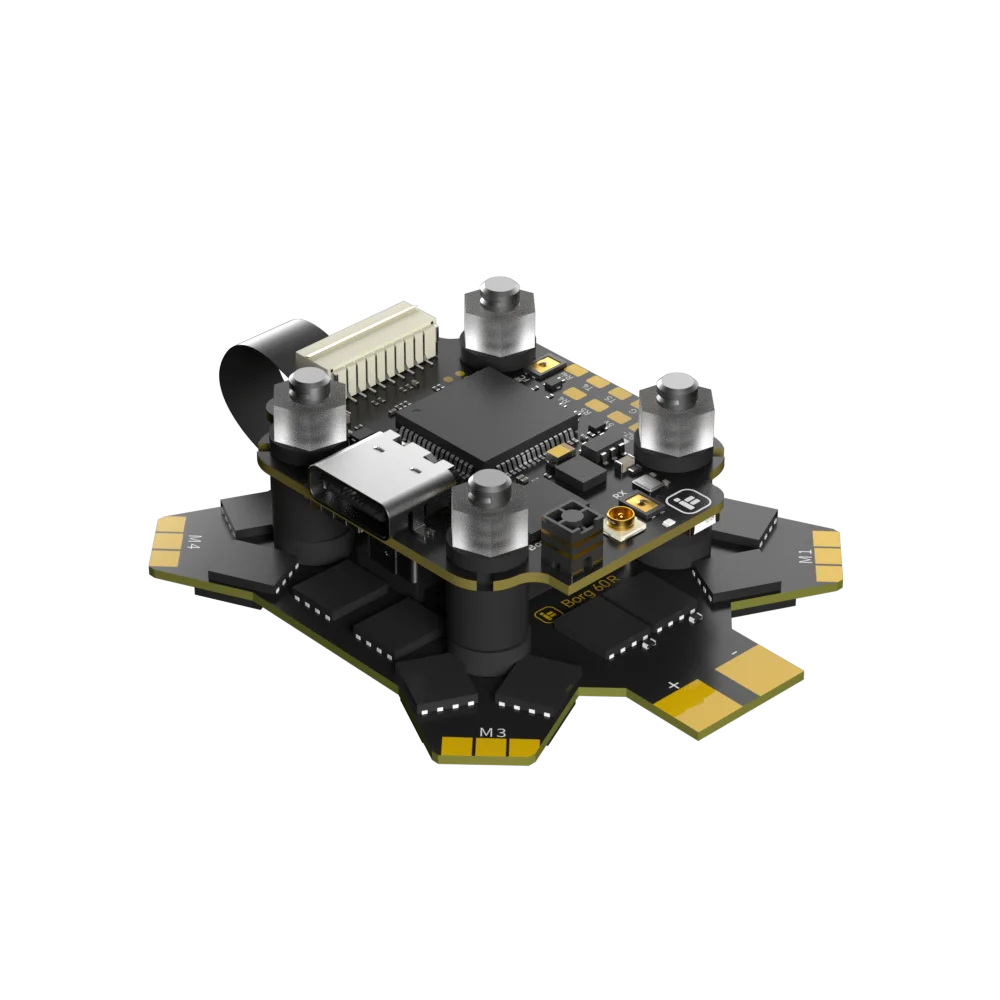 VoidFly iFlight Borg 5S RX Stack with Borg 5S RX FC Flight Controller / Borg 60R ESC for FPV Racing Parts