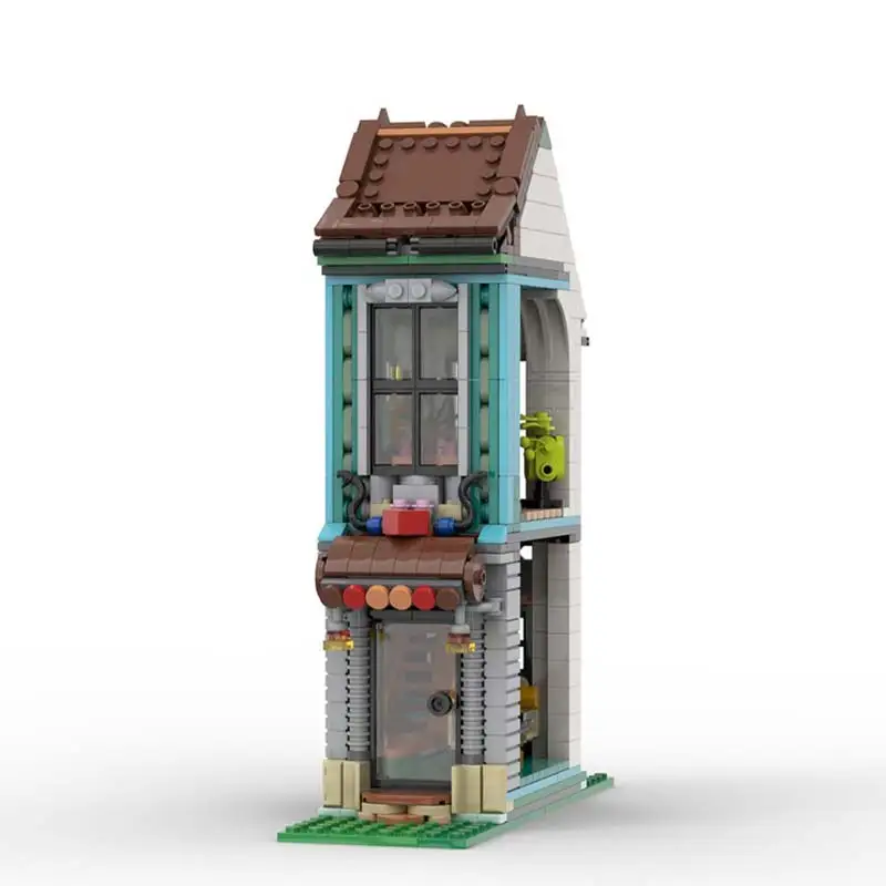 DIY Classic City Architecture Tiny Townhouse MOC Building Blocks Residential Areas Model Creative Puzzle Children's Toys Bricks