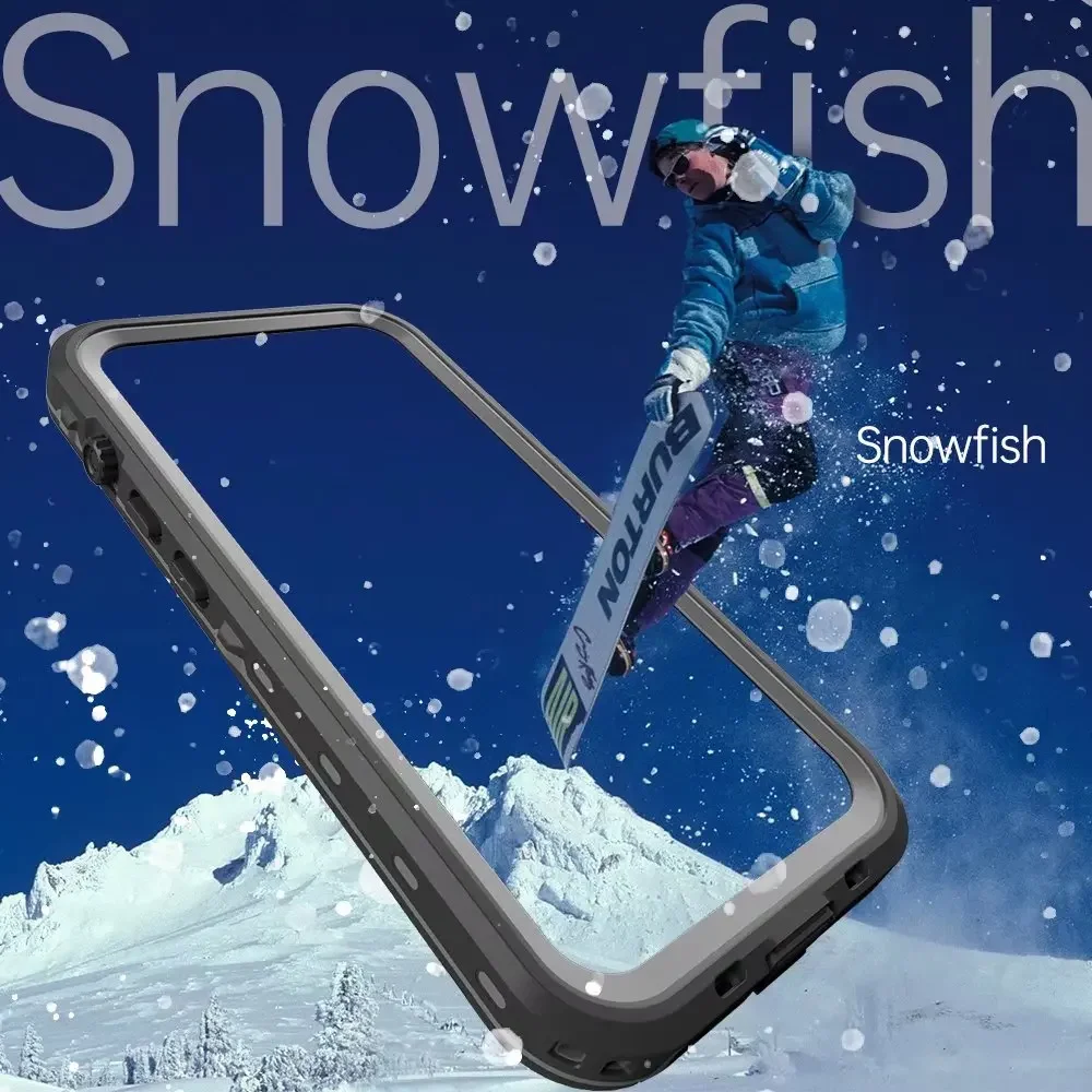 IP68 Waterproof Case For iPhone 15 14 Pro MAX 13 12 Mini 11 XS XR 8 7 14 Plus Diving Cover Swimming Outdoor Shockproof Armor