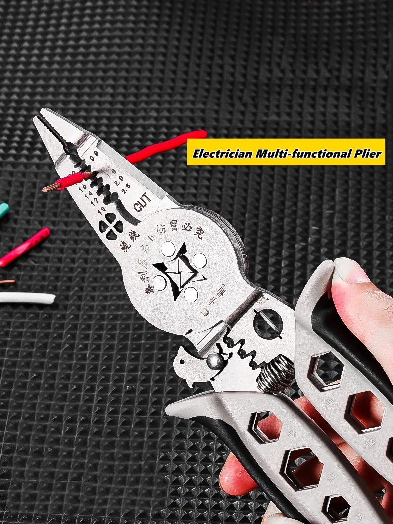 

Multi-functionalcrimping Wire Stripper Pliers -Cutter Cable Wire Crimping Electrician Repair Tools Wire Stripper Tool hand tools