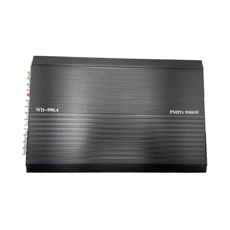4‑Channel High Power Car Amplifier, 12V DC Car Audio Modification Amplifier, Peak Power 9900W