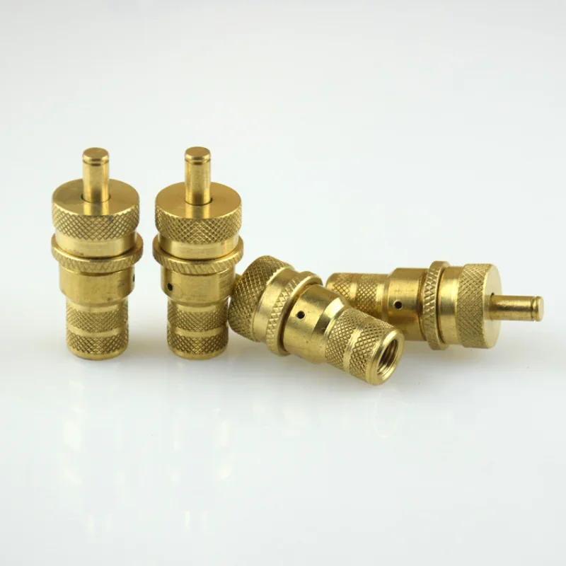 

4PCS Universal Offroad Brass Tire Deflators Kit Automatic 6-30psi Tire Pressure Relief Valve Deflators