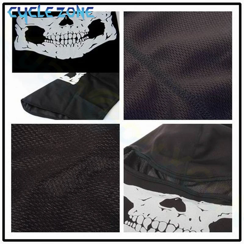 Motorcycle Balaclava Face Mask Bike Full Face Skull Mask Men Hat Ski Cap Anti-UV Windproof Head Neck Warmer Bicycle Helmet Liner
