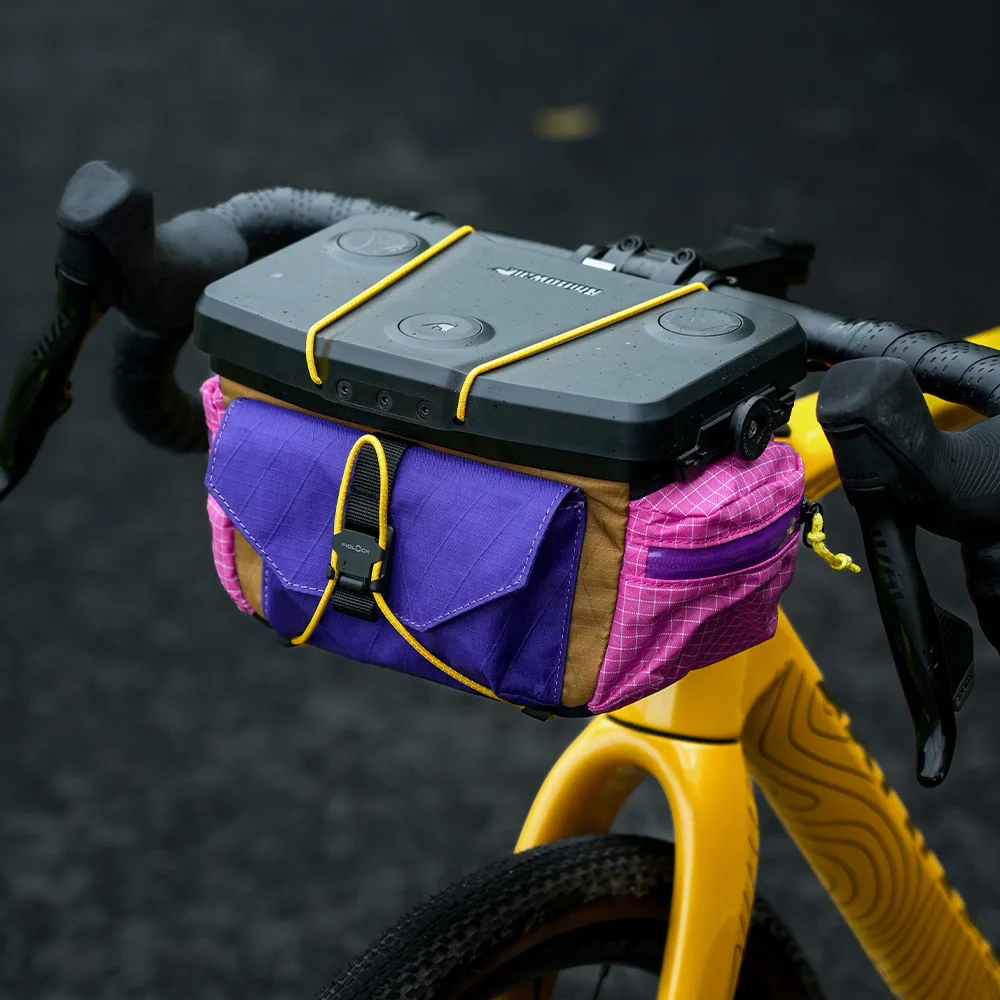Rhinowalk Bicycle Handlebar Bag 3.3l  Bike Bag Quick Release Front Cycling Accessories For Road Bike