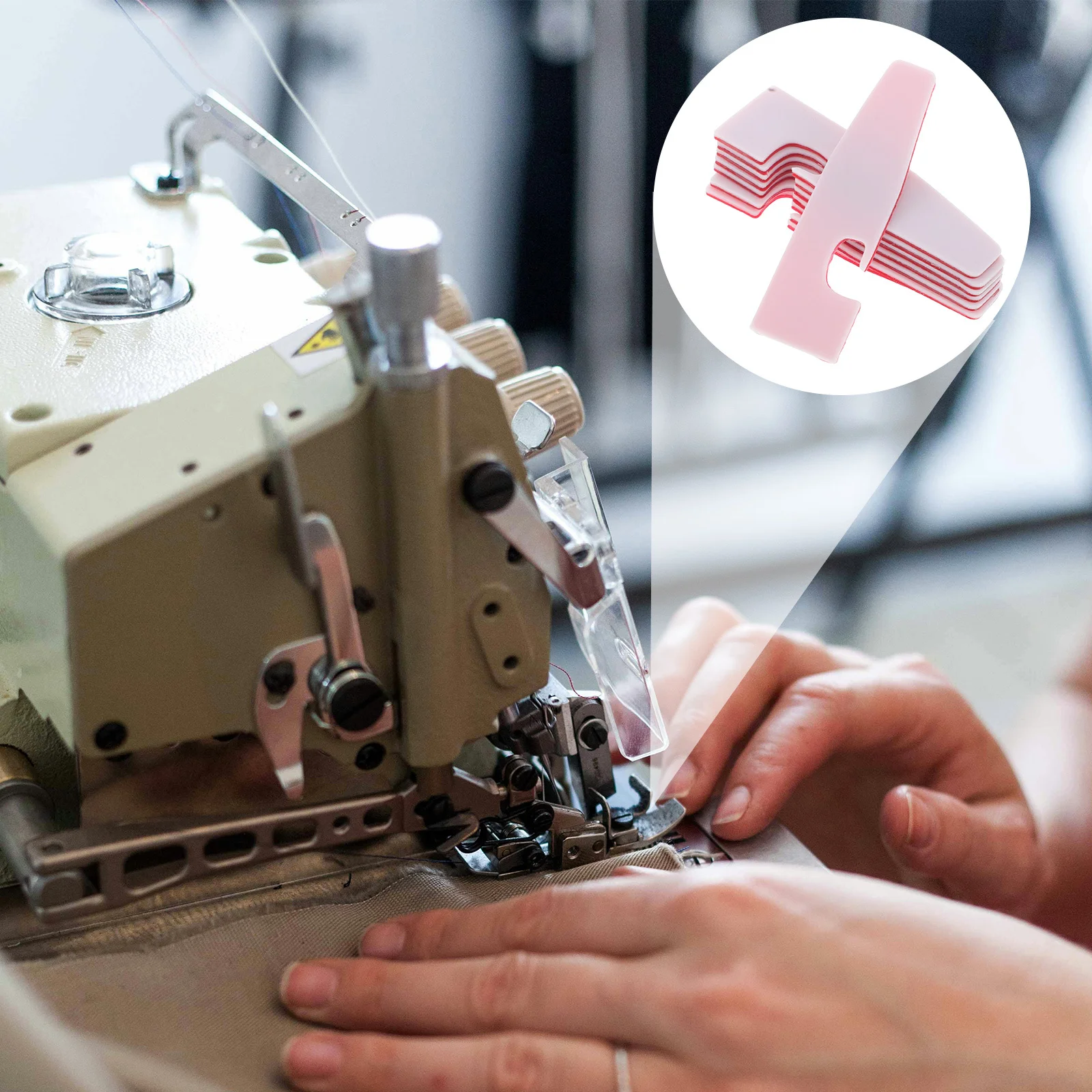 

15Pcs Durable Serger Presser Foot Pad Replacement for Various Fabric Edges Professional Results Effortlessly Pad