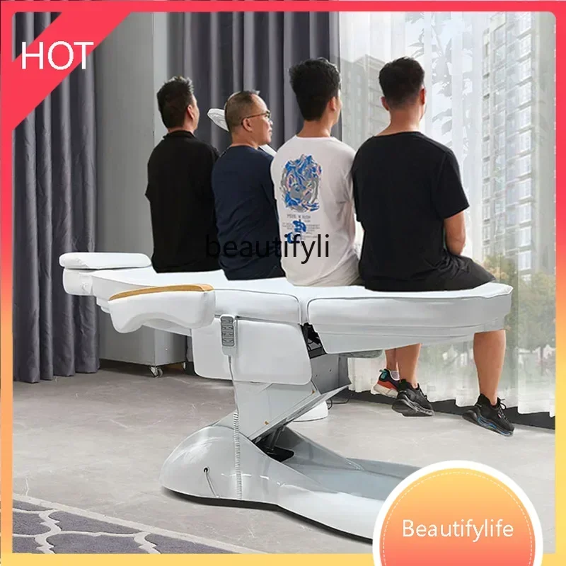 Electric beauty bed folding lift body massage tattoo micro whole bed beauty salon