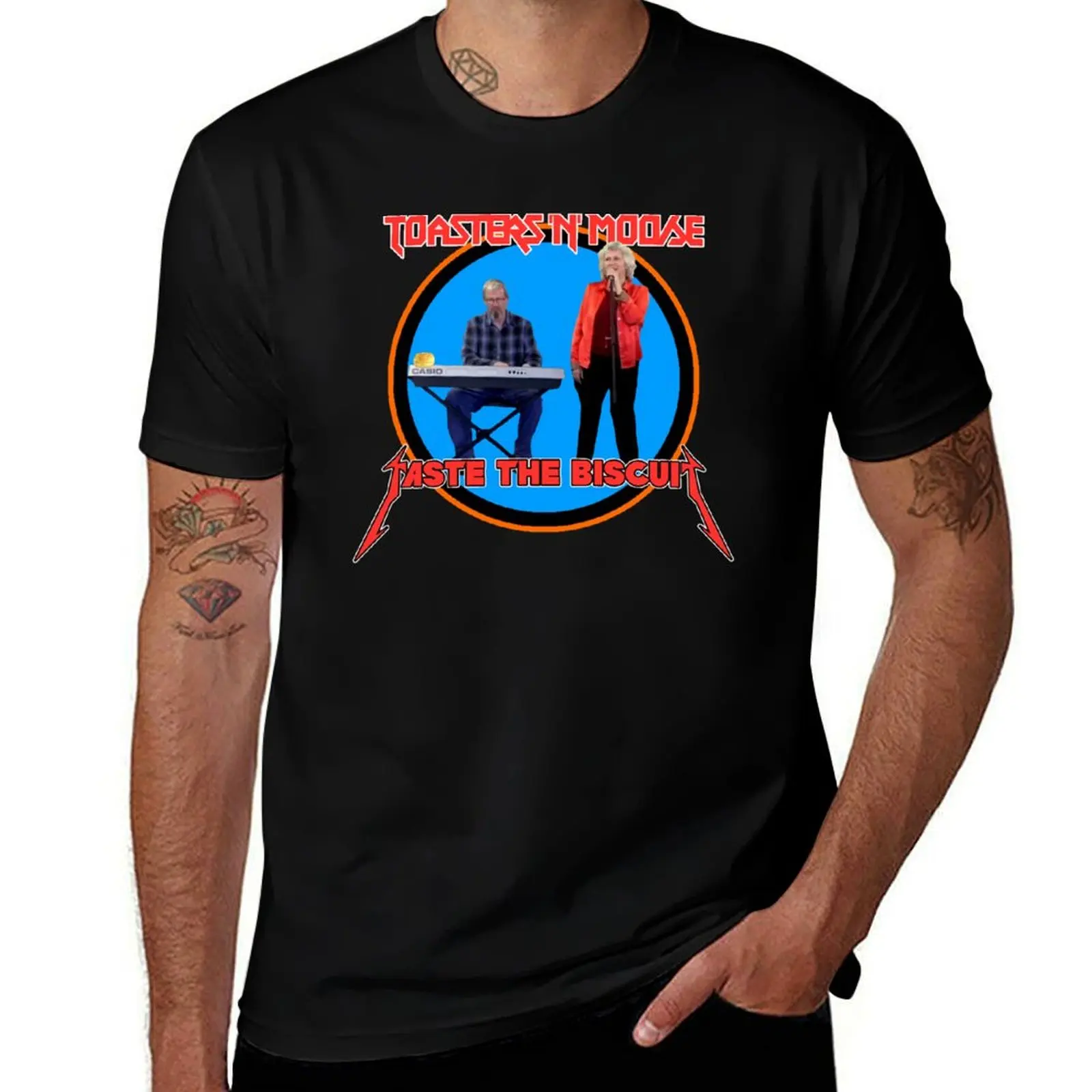 Toasters N Moose Taste the Biscuit T-Shirt Holiday Vacation Tee Shirt T-Shirt