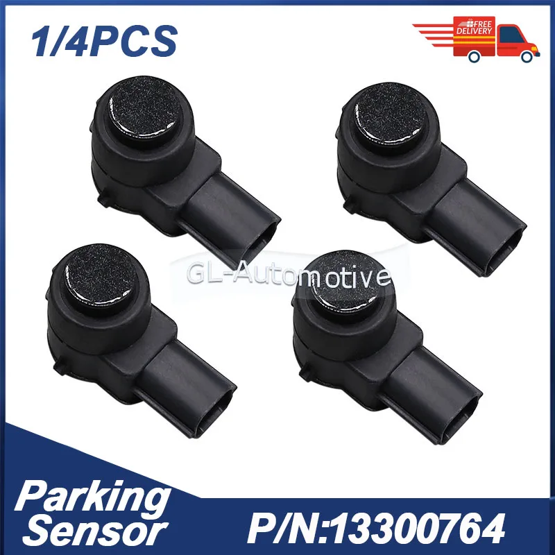 1/4 Uds 13300764 Sensor de aparcamiento PDC para Opel Astra J Insignia Zafira C Saab