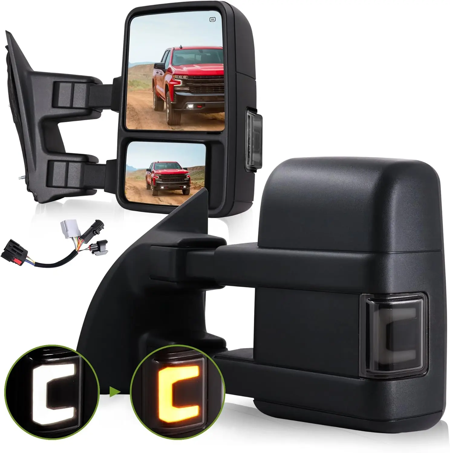 Ford Vehicle Towing, Glass Material, N/A Color, Turn Signal/Running Light Heated Power Glass