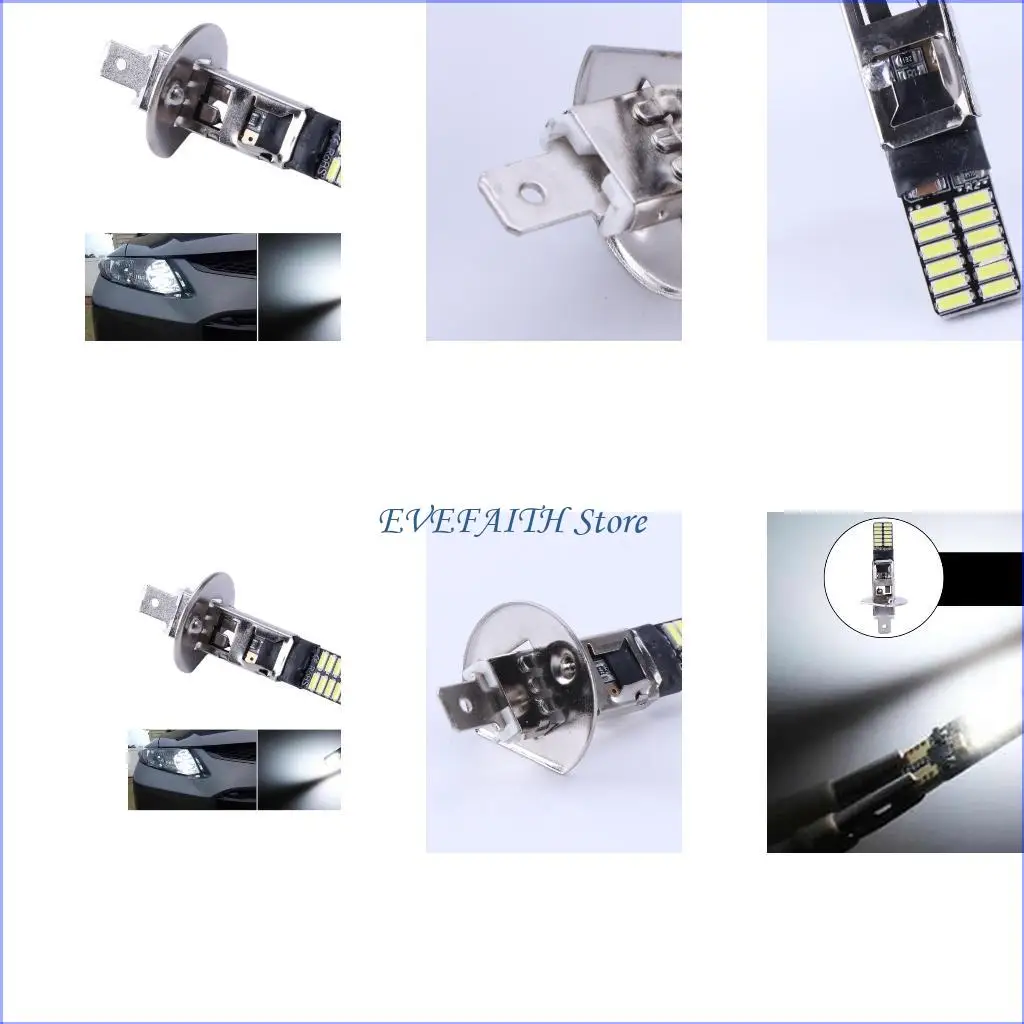 124B 6500K для XENON WHITE 24-SMD LED Светодиодные лампы для туманов