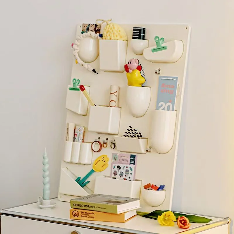 Storage Rack for Wall Holder Offices Kitchens Organizer Workshops Bathrooms Children\'s Rooms Different Shapes Size Hooks Clips