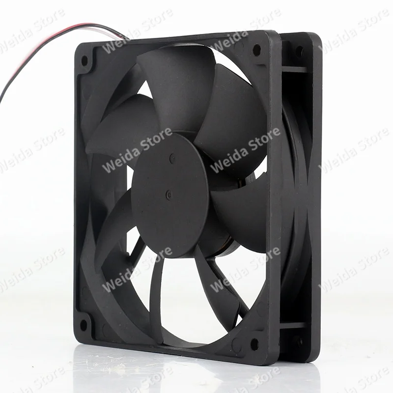 ADDA 3-wire 12V 48V DC24V 0.13A AC EC 12025 12CM 120X120X25MM chassis Intelligent temperature control AD1224MB-A74GL cooling fan