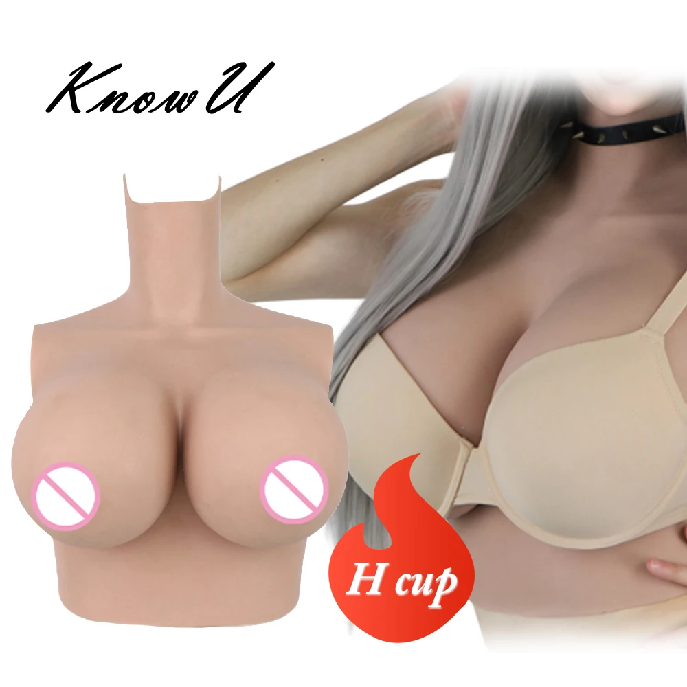 KnowU H Cup Big Tits Realistic Silicone Gel Fake Boobs Crossdresser Transgender Tgirl pechos Drag Queen