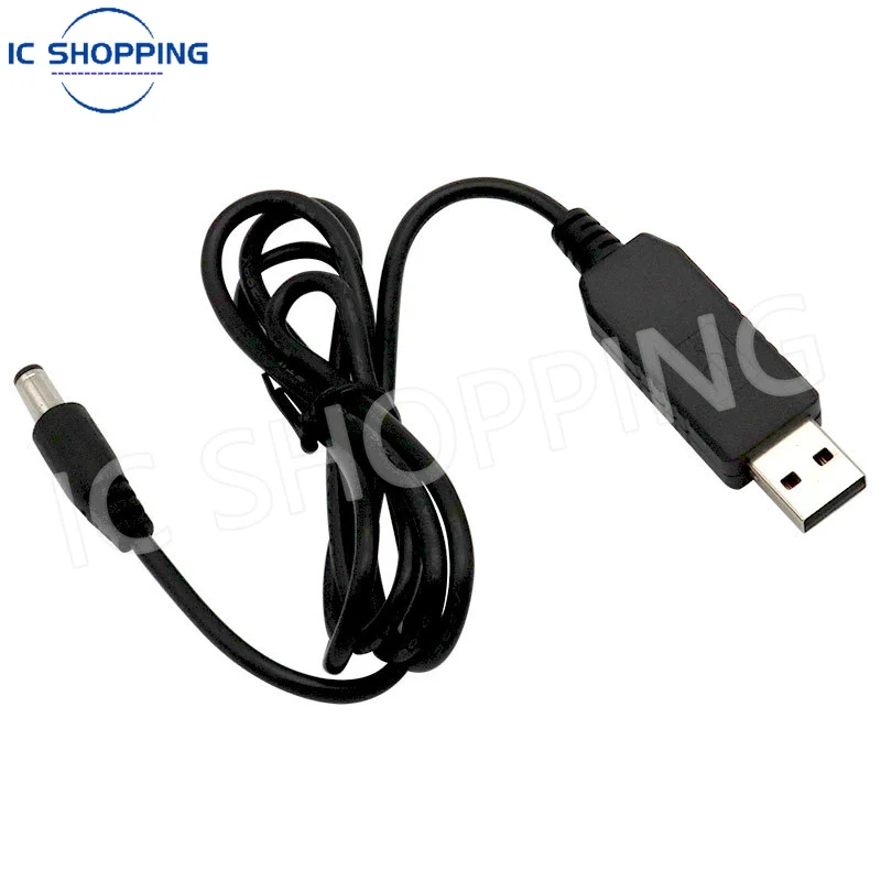 10pcs USB Power Boost Line DC 5V to DC 9V / 12V Step UP Module USB Converter Adapter Cable 2.1X5.5MM Plug