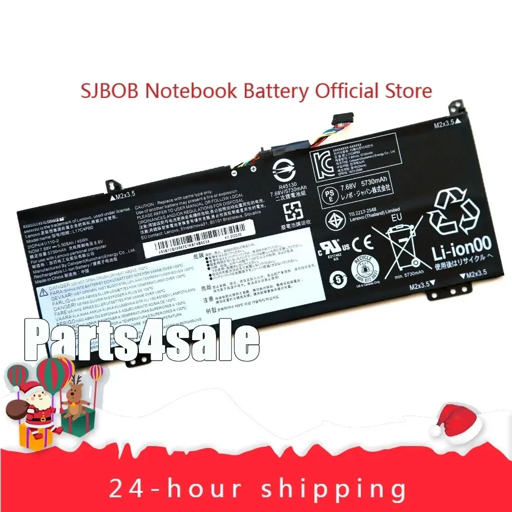 New Genuine L17M4PB0 L17C4PB0 Battery for Lenovo IdeaPad 530s-14IKB 530S-15IKB Laptop battery