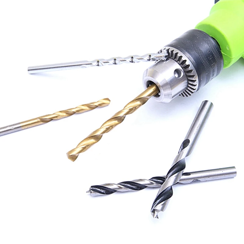 Multi Metric Drill Bits 16Pcs, HSS Twist Drill Bits 6Pcs, Masonry Drill Bits 5Pcs, Wood Working Drill Bits 5Pcs