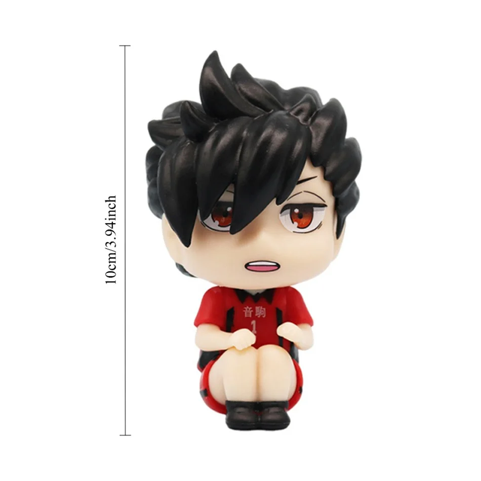 8,5-10cm Anime Haikyuu Figur Hinata Shoyo Tobio Kageyama 2er-Set Actionfigur Puppe Spielzeug Auto Kawaii Dekoration PVC-Modell Geschenk – Detail 5