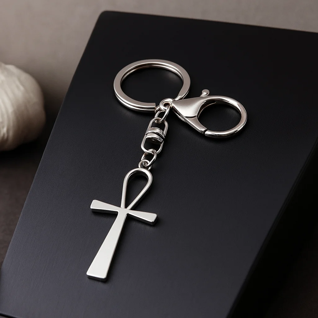 럭셔리 고대 이집트 Ankh 키 체인 은빛 생명의 상징 - Luxury Lifestyle Jewelry 리뷰 및 가격