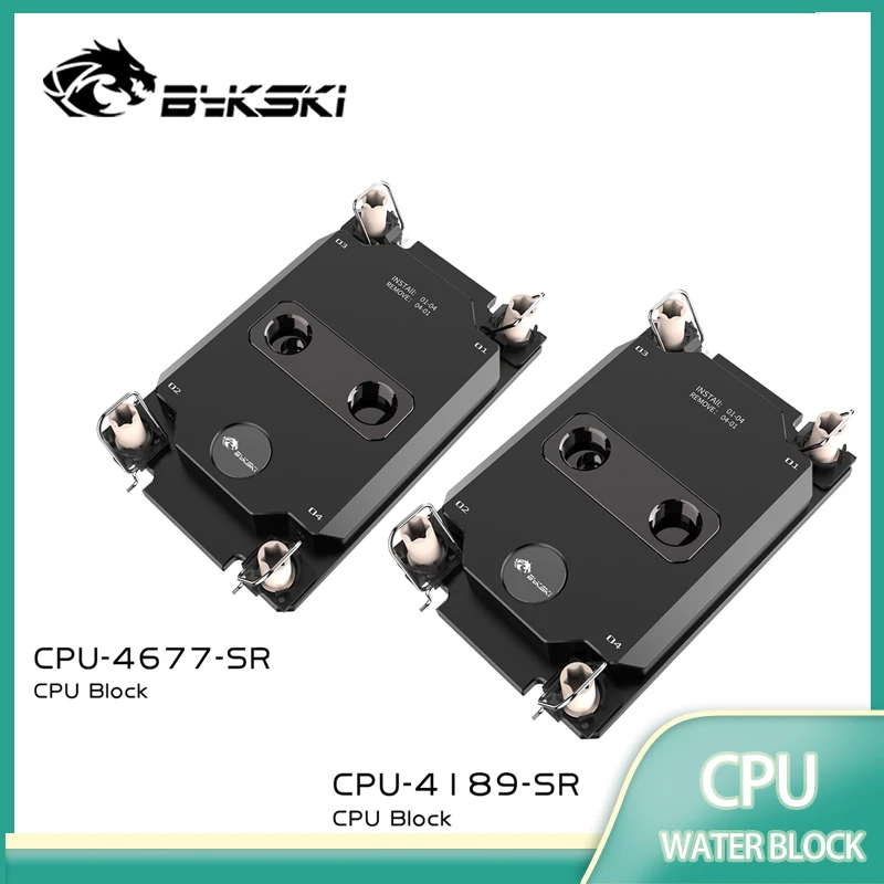 

Bykski CPU Water Block Use for Intel LGA4189 / LGA4677 Socket Rectangle CPU / Copper Metal Radiator Liquid Cooling System