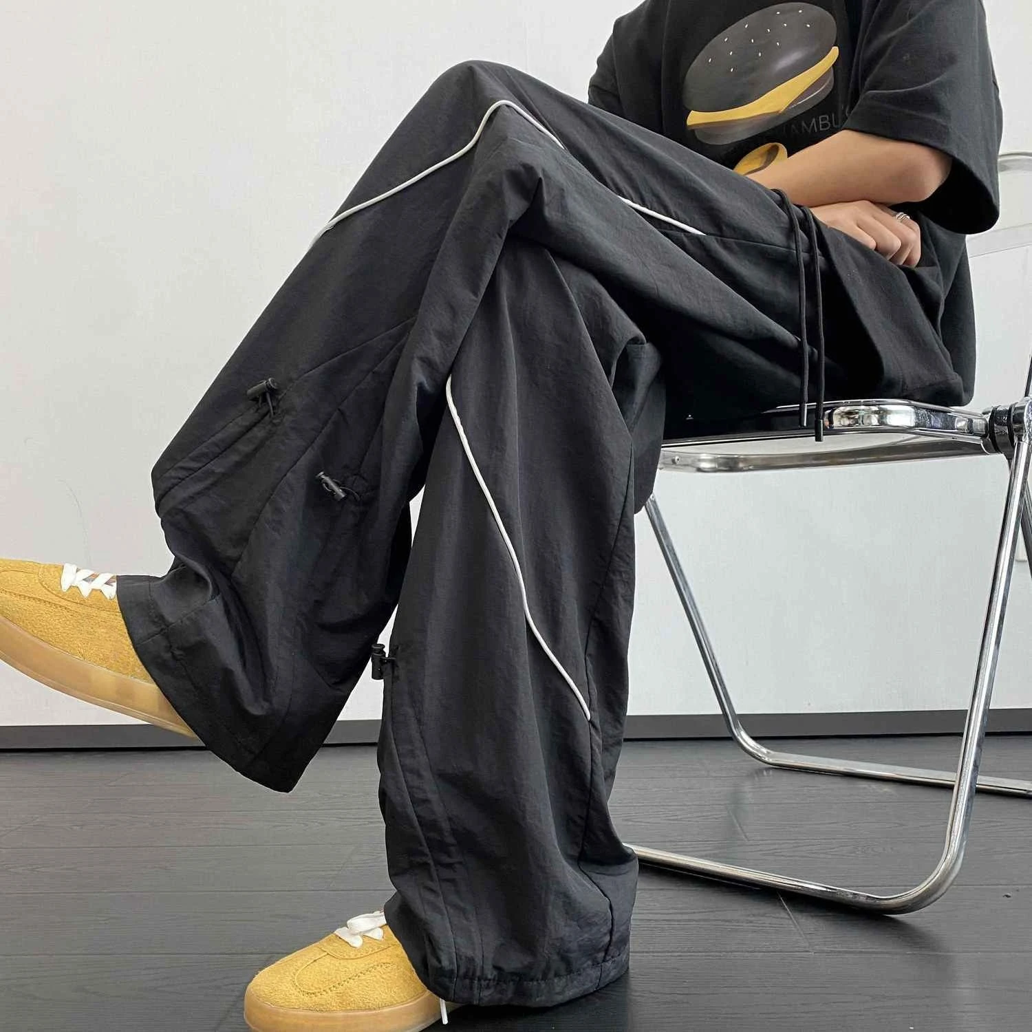 

Outdoor Men's Cargo Pants Plain Hiking Fishing Trekking Fashion High Quality Regular Fit Cheap Aesthetic Casual Male Trousers