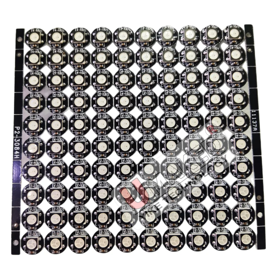 10-1000PCS WS2812B WS2812 4Pin RGB Led Chip 5050SMD WS2811 IC Black/White PCB With Heatsink DC5V DIY Decorate lamp light