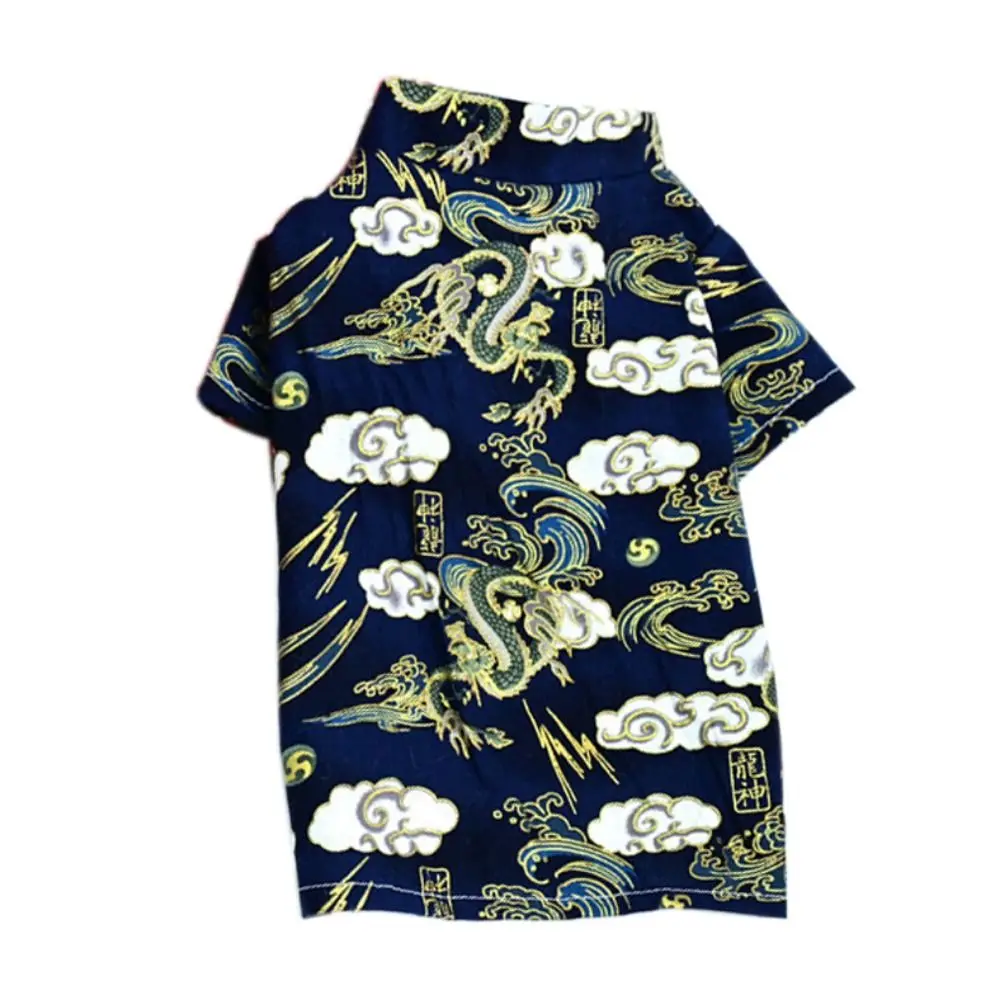 

Chinese Style Dog Tang Suit Shirt Soft Cotton Pet Spring Festival Shirt Comfortable Breathable New Year Dog Clothing Christmas