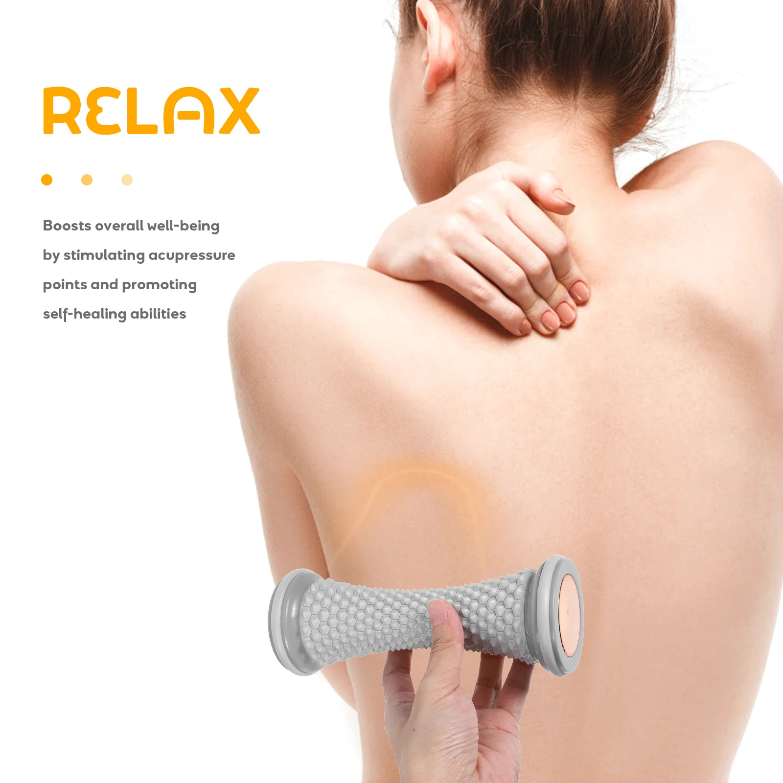 

Foot Sole Massager Roller Lightweight Portable Reflexology Tool For Plantar Fascia Relief Body Massage Small Fascia Massager