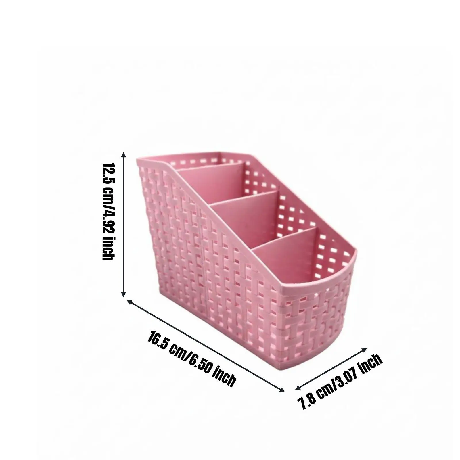 Slanted Stationery Organizer Stylish Design Desktop Controller Control Holder