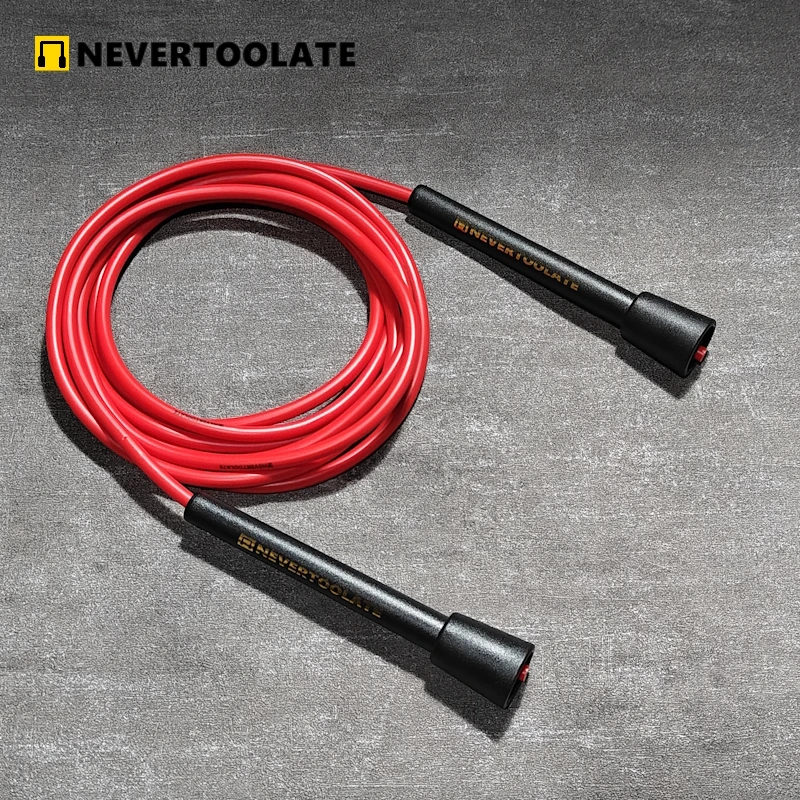 NEVERTOOLATE RA handle speed rope 3.5 metri 150g super long 6mm pvc vinyl rope corda più lunga fitness crossfit corda per saltare con perline