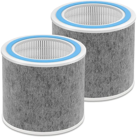 HP102 Replacement Filter 2 Pack Compatible with Shark HP100 HP102, HP102PET & HC450, HC451, HC452, HC455 Air Purifier,Compare Pa