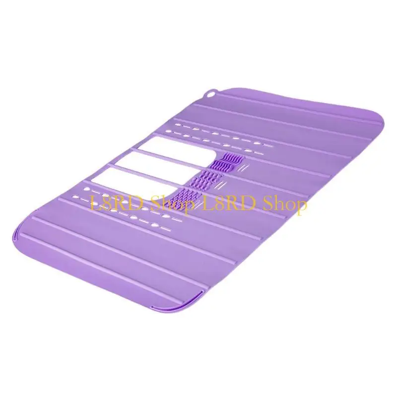 L8RD Foldable Sink Cover Silicone Beauty Makeup Brush Mats Small Bathroom Sink Cover Makeup Organizers Mats - view 5