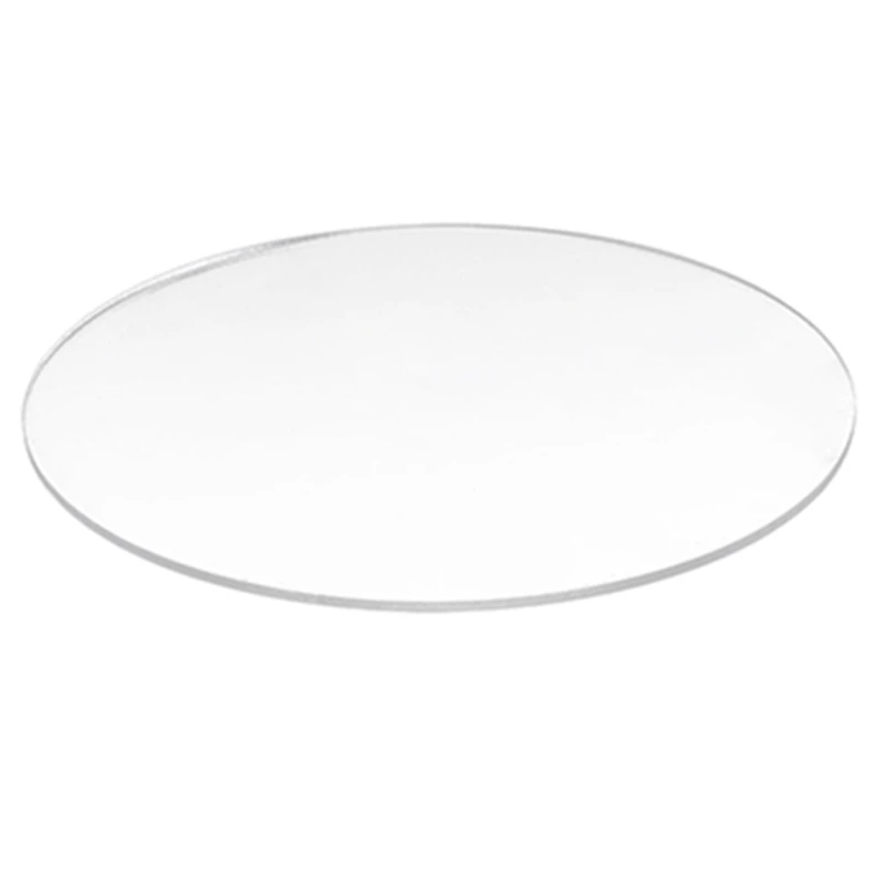 

3X Прозрачный 3 мм толщиной зеркальный акриловый круглый диск Диаметр: 100 мм