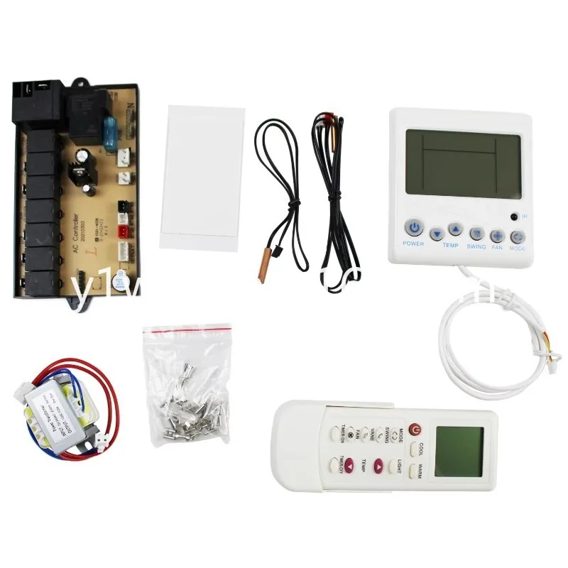 QD-U12A Universal Air Conditioner Control Board Main PCB Motherboard  A/C Control System Full Function Big LCD Backlight Display
